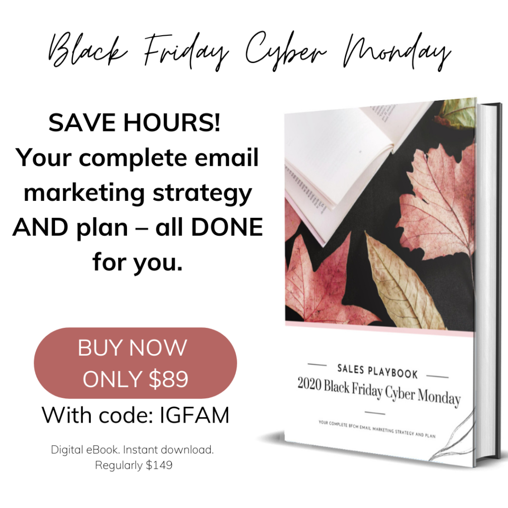 Black Friday Cyber Monday 2020 Email Marketing Plans