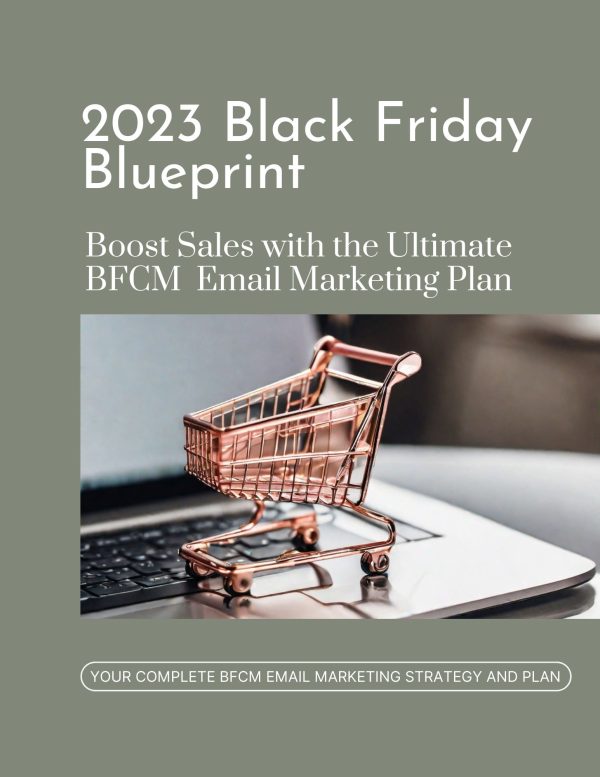 Cover of eBook 2023 Black Friday Blueprint for BFCM